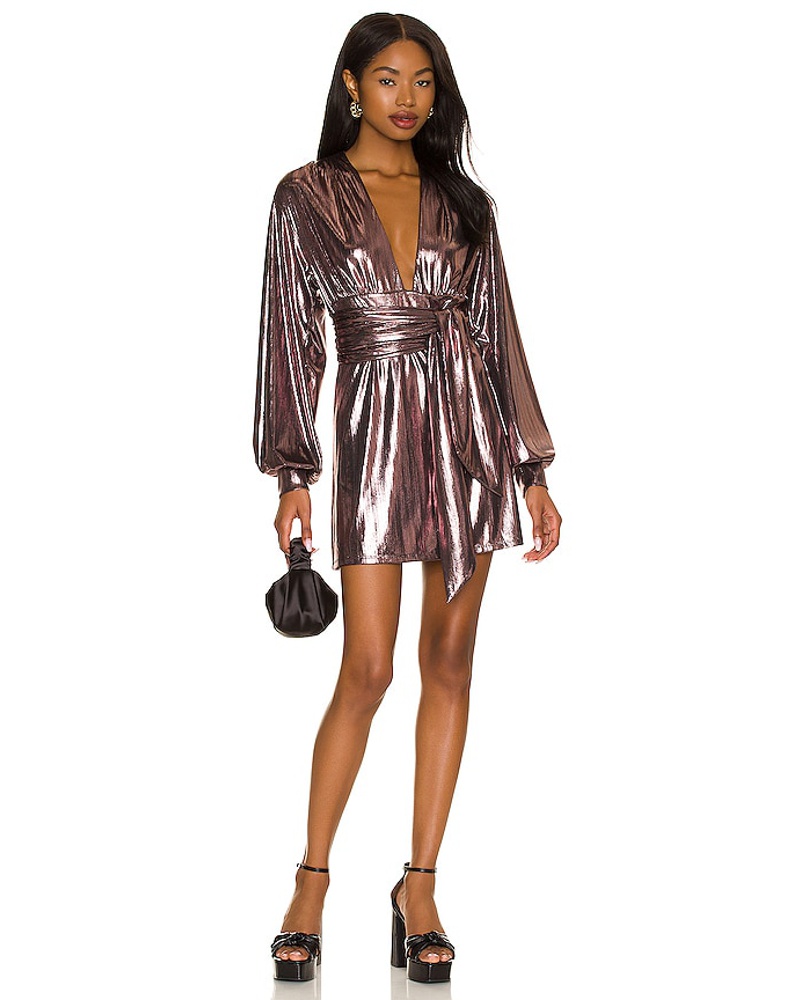 House of Harlow 1960 Damen House of Harlow 1960 KLEID BOURDIN in Metallic Copper