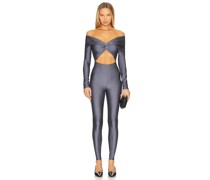 The Andamane SCHULTERFREIER JUMPSUIT KENDALL in Charcoal