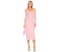 Lovers and Friends MIDI-KLEID GARCELLE in Pink