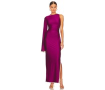 Khanums MAXIKLEID KHRIYA PEARL TRIM in Wine