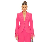 Central Park West CUFF JACKET DAISY in Fuchsia