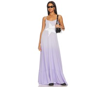 Lauren Moshi MAXIKLEID BEATRIX CRACKED STAR in Lavender