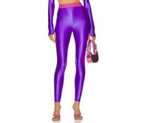 Versace Jeans Couture Violet Leggings in Purple