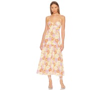 L*SPACE KLEID GEMMA in Orange