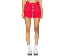 LEVI'S SHORTS 80S MOM in Red