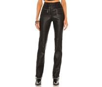 DUNDAS x REVOLVE LEDERHOSE SYD in Black