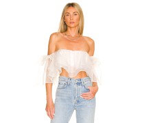 Show Me Your Mumu GERÜSCHTES TOP ROSSELLA in White