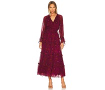 Cleobella MIDI-KLEID WILLOW in Wine