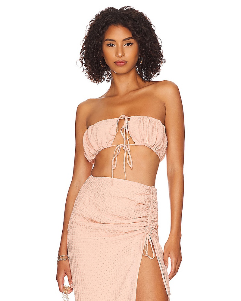 MAJORELLE Damen MAJORELLE CROP-TOP NIKITA in Blush