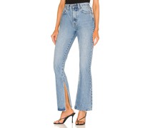 PISTOLA HIGH-RISE-JEANS MIT SLIM-FIT UND AUSGESTELLTEM BEIN ALEXA in Blue