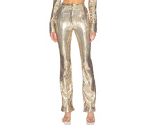 LaQuan Smith HOSE in Metallic Gold