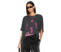 DAYDREAMER T-SHIRT MIT BAND QUEEN FOUR PORTRAITS in Black.
