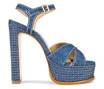 Schutz SANDALE KEEFA in Denim-Dark
