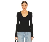 Citizens of Humanity Florence V-neck in Black