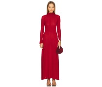 St. Agni MAXIKLEID in Red