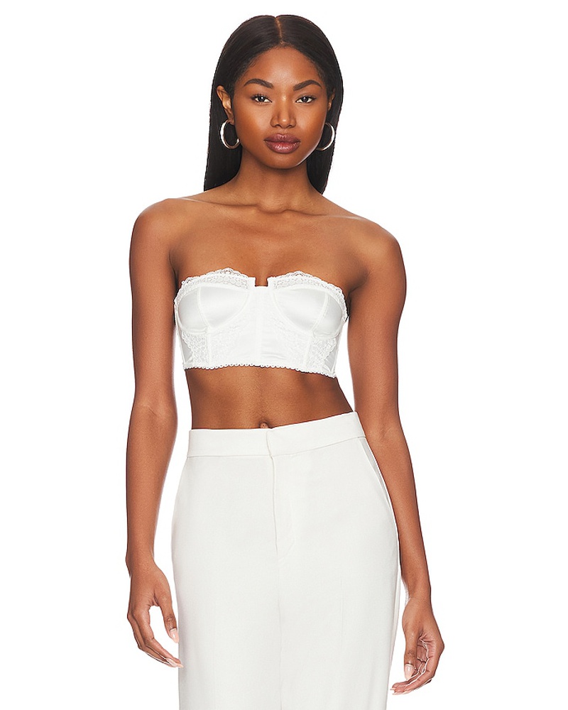 Free People Damen Free People BIKINI-OBERTEIL MIT BUSTIER LOTS OF LOVE in Ivory