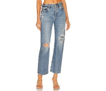 Moussy Vintage GERADES BEIN PLYMOUTH in Blue