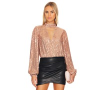 Tularosa KLEID DASHA in Metallic Bronze