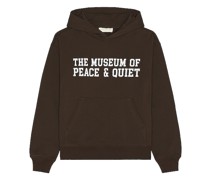 Museum of Peace and Quiet HOODIE in Brown