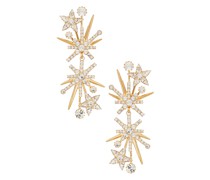 Elizabeth Cole OHRRINGE LYRA in Metallic Gold.