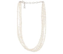 DANNIJO HALSKETTE ATLAS in Metallic Silver.