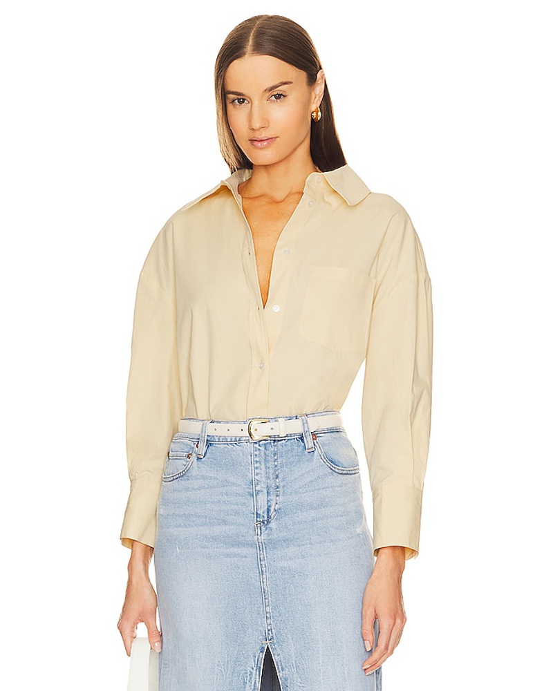 Anine Bing Damen ANINE BING HEMD MIKA in Yellow