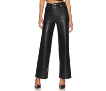 BLANKNYC GERADES BEIN FAUX LEATHER FRANKLIN RIB CAGE in Black