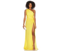 SAU LEE KLEID HELENE in Yellow
