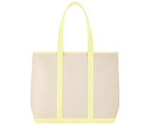 Stoney Clover Lane GROSSE TOTE-BAG CANVAS in Neutral.
