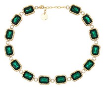 Anton Heunis HALSKETTE GEM CAGE in Metallic Gold.