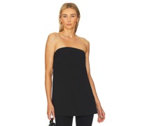 NICHOLAS Anamika Strapless Round Edge Top in Black