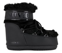 MOON BOOT BOOT ICON LOW FAUX FUR in Black