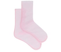 Free People TRANSPARENTE SOCKEN THE MOMENT in Pink.