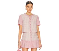Amanda Uprichard Braswell Top in Pink