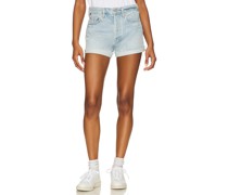 Citizens of Humanity Annabelle Vintage Relaxed Cuffed Short in Blue