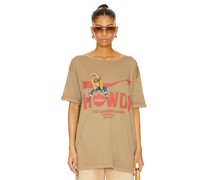The Laundry Room OVERSIZED-SHIRT HOWDY COKE in Brown