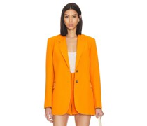 FRAME BLAZER OVERSIZED UNDONE EDGE in Orange