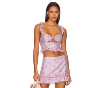 MAJORELLE CROP-TOP DANIELLE in Purple