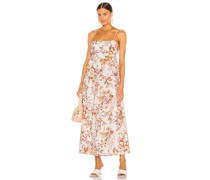Bardot MIDI-KLEID FLORAL in Cream,Orange