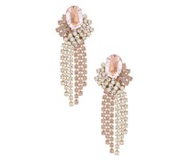 Anton Heunis OHRRING CRYSTAL in Metallic Gold.