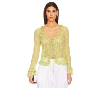 ASTR the Label JACKE BED JACKET in Green