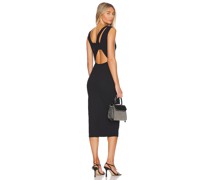 LNA KLEID ELOERA BRUSHED in Black