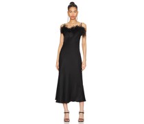 Sleeper KLEID BOHEME SLIP in Black