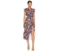 MISA Los Angeles MIDI-KLEID ILYSA in Navy