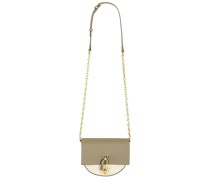 Zac Zac Posen Belay Saddle Crossbody Bag in Grey.