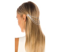 Jennifer Behr HAARKAMM MIT STERNDESIGN ADRIENNE in Metallic Silver.