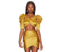For Love & Lemons OBERTEIL ALIA in Yellow