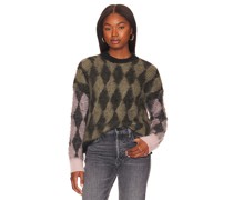 ALLSAINTS STRICK DIAMOND in Black