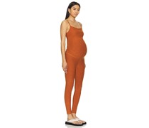Beyond Yoga UMSTANDS-JUMPSUIT SPACEDYE UPLEVEL in Rust