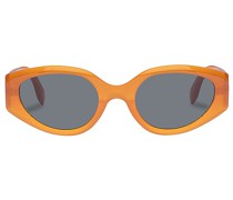 Le Specs SONNENBRILLE GYMPLASTICS in Orange.